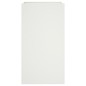 vidaXL Jardinera de acero laminado en frío blanco 42x38x75 cm vidaXL Jardinera de acero laminado en frío blanco 42x38x75 cm