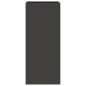 vidaXL Jardinera de acero laminado en frío negro 32x27,5x75 cm vidaXL Jardinera de acero laminado en frío negro 32x27,5x75 cm