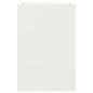 vidaXL Jardinera de acero laminado en frío blanco 52x48x75 cm vidaXL Jardinera de acero laminado en frío blanco 52x48x75 cm