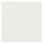 vidaXL Jardinera de acero laminado en frío blanco 62x30x29 cm