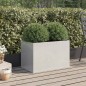 vidaXL Jardinera de acero inoxidable plateado 62x40x39 cm vidaXL Jardinera de acero inoxidable plateado 62x40x39 cm