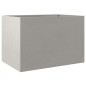 vidaXL Jardinera de acero inoxidable plateado 62x40x39 cm vidaXL Jardinera de acero inoxidable plateado 62x40x39 cm