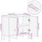 vidaXL Armario de lavabo para baño madera maciza de acacia 62x33x58 cm vidaXL Armario de lavabo para baño madera maciza de acacia 62x33x58 cm