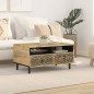 vidaXL Mesa de centro de madera maciza mango 80x54x40 cm vidaXL Mesa de centro de madera maciza mango 80x54x40 cm