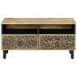 vidaXL Mesa de centro de madera maciza mango 80x54x40 cm vidaXL Mesa de centro de madera maciza mango 80x54x40 cm