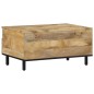 vidaXL Mesa de centro de madera maciza mango 80x54x40 cm vidaXL Mesa de centro de madera maciza mango 80x54x40 cm