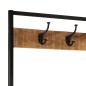 vidaXL Perchero madera maciza mango y hierro 90x35x180 cm vidaXL Perchero madera maciza mango y hierro 90x35x180 cm