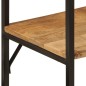 vidaXL Perchero con ruedas madera maciza mango y hierro 90x40x190 cm vidaXL Perchero con ruedas madera maciza mango y hierro 90x40x190 cm
