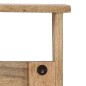 vidaXL Perchero de pared con 4 ganchos madera maciza de mango vidaXL Perchero de pared con 4 ganchos madera maciza de mango