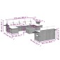 vidaXL Set de sofás de jardín 10 pzas con cojines ratán sintético gris vidaXL Set de sofás de jardín 10 pzas con cojines ratán sintético gris