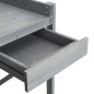vidaXL Banco para macetas con enrejado madera maciza de abeto gris vidaXL Banco para macetas con enrejado madera maciza de abeto gris