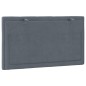 vidaXL Cabecero de cama acolchado terciopelo gris oscuro 90 cm vidaXL Cabecero de cama acolchado terciopelo gris oscuro 90 cm