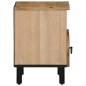 vidaXL Mesitas de noche 2 uds madera maciza de mango 40x33x46 cm vidaXL Mesitas de noche 2 uds madera maciza de mango 40x33x46 cm