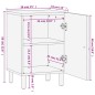 vidaXL Mueble de baño madera maciza de mango 38x33x58 cm vidaXL Mueble de baño madera maciza de mango 38x33x58 cm