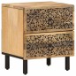 vidaXL Mesita de noche de madera maciza de mango 40x33x46 cm vidaXL Mesita de noche de madera maciza de mango 40x33x46 cm