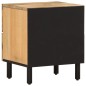 vidaXL Mesita de noche de madera maciza de mango 40x33x46 cm vidaXL Mesita de noche de madera maciza de mango 40x33x46 cm