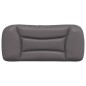 vidaXL Cabecero de cama acolchado cuero sintético gris 80 cm vidaXL Cabecero de cama acolchado cuero sintético gris 80 cm