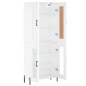 vidaXL Aparador alto madera contrachapada blanco 69,5x34x180 cm vidaXL Aparador alto madera contrachapada blanco 69,5x34x180 cm