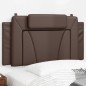 vidaXL Cabecero de cama acolchado cuero sintético marrón 100 cm vidaXL Cabecero de cama acolchado cuero sintético marrón 100 cm