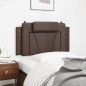 vidaXL Cabecero de cama acolchado cuero sintético marrón 100 cm vidaXL Cabecero de cama acolchado cuero sintético marrón 100 cm
