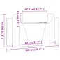vidaXL Cabecero de cama acolchado cuero sintético marrón 100 cm vidaXL Cabecero de cama acolchado cuero sintético marrón 100 cm