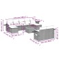 vidaXL Set de sofás de jardín 10 pzas cojines ratán sintético negro vidaXL Set de sofás de jardín 10 pzas cojines ratán sintético negro