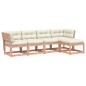 vidaXL Set de sofás jardín 5 pzas con cojines madera maciza Douglas vidaXL Set de sofás jardín 5 pzas con cojines madera maciza Douglas
