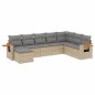 vidaXL Juego de sofás de jardín con cojines beige 8 pzas ratán PE vidaXL Juego de sofás de jardín con cojines beige 8 pzas ratán PE