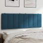 vidaXL Cabecero de cama acolchado terciopelo azul 140 cm vidaXL Cabecero de cama acolchado terciopelo azul 140 cm