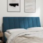 vidaXL Cabecero de cama acolchado terciopelo azul 140 cm vidaXL Cabecero de cama acolchado terciopelo azul 140 cm