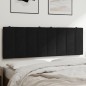 vidaXL Cabecero de cama acolchado terciopelo negro 140 cm vidaXL Cabecero de cama acolchado terciopelo negro 140 cm