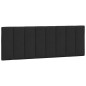 vidaXL Cabecero de cama acolchado terciopelo negro 140 cm vidaXL Cabecero de cama acolchado terciopelo negro 140 cm