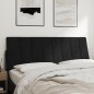 vidaXL Cabecero de cama acolchado terciopelo negro 140 cm vidaXL Cabecero de cama acolchado terciopelo negro 140 cm
