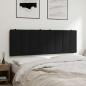 vidaXL Cabecero de cama acolchado terciopelo negro 140 cm vidaXL Cabecero de cama acolchado terciopelo negro 140 cm