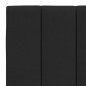 vidaXL Cabecero de cama acolchado terciopelo negro 140 cm vidaXL Cabecero de cama acolchado terciopelo negro 140 cm
