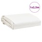 vidaXL Lona blanca 1x2,5 m 600 g/m² vidaXL Lona blanca 1x2,5 m 600 g/m²