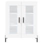 vidaXL Aparador alto madera contrachapada blanco 69,5x34x180 cm vidaXL Aparador alto madera contrachapada blanco 69,5x34x180 cm