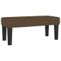vidaXL Cama box spring con colchón tela marrón oscuro 80x200 cm vidaXL Cama box spring con colchón tela marrón oscuro 80x200 cm