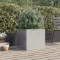 vidaXL Jardinera de acero inoxidable plateado 49x47x46 cm vidaXL Jardinera de acero inoxidable plateado 49x47x46 cm