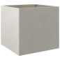 vidaXL Jardinera de acero inoxidable plateado 49x47x46 cm vidaXL Jardinera de acero inoxidable plateado 49x47x46 cm