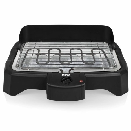 Tristar Parrilla y barbacoa eléctrica cocina 2000 W negra 34,5x23 cm