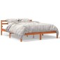 vidaXL Estructura de cama madera maciza pino marrón cera 160x200 cm vidaXL Estructura de cama madera maciza pino marrón cera 160x200 cm