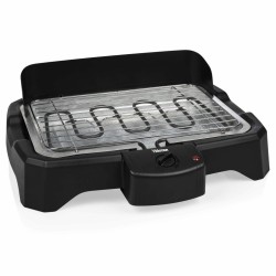 Tristar Parrilla y barbacoa eléctrica cocina 2000 W negra 34,5x23 cm