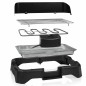 Tristar Parrilla y barbacoa eléctrica cocina 2000 W negra 34,5x23 cm Tristar Parrilla y barbacoa eléctrica cocina 2000 W negra 34,5x23 cm