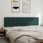 vidaXL Cabecero de cama acolchado terciopelo verde oscuro 200 cm vidaXL Cabecero de cama acolchado terciopelo verde oscuro 200 cm