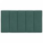 vidaXL Cabecero de cama acolchado terciopelo verde oscuro 80 cm vidaXL Cabecero de cama acolchado terciopelo verde oscuro 80 cm