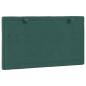vidaXL Cabecero de cama acolchado terciopelo verde oscuro 80 cm vidaXL Cabecero de cama acolchado terciopelo verde oscuro 80 cm