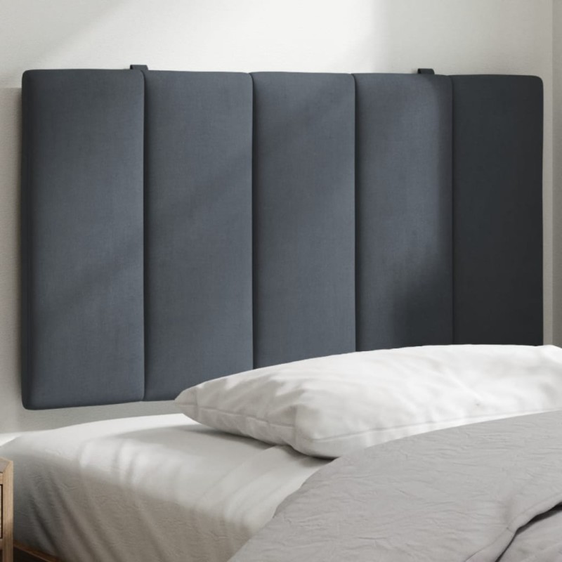 vidaXL Cabecero de cama acolchado terciopelo gris oscuro 80 cm vidaXL Cabecero de cama acolchado terciopelo gris oscuro 80 cm