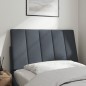 vidaXL Cabecero de cama acolchado terciopelo gris oscuro 80 cm vidaXL Cabecero de cama acolchado terciopelo gris oscuro 80 cm