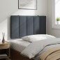 vidaXL Cabecero de cama acolchado terciopelo gris oscuro 80 cm vidaXL Cabecero de cama acolchado terciopelo gris oscuro 80 cm
